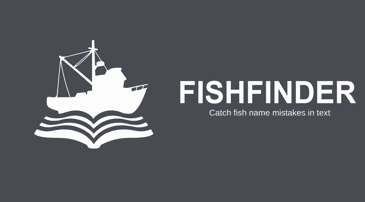 FISHFINDER — catch fish name mistakes in text